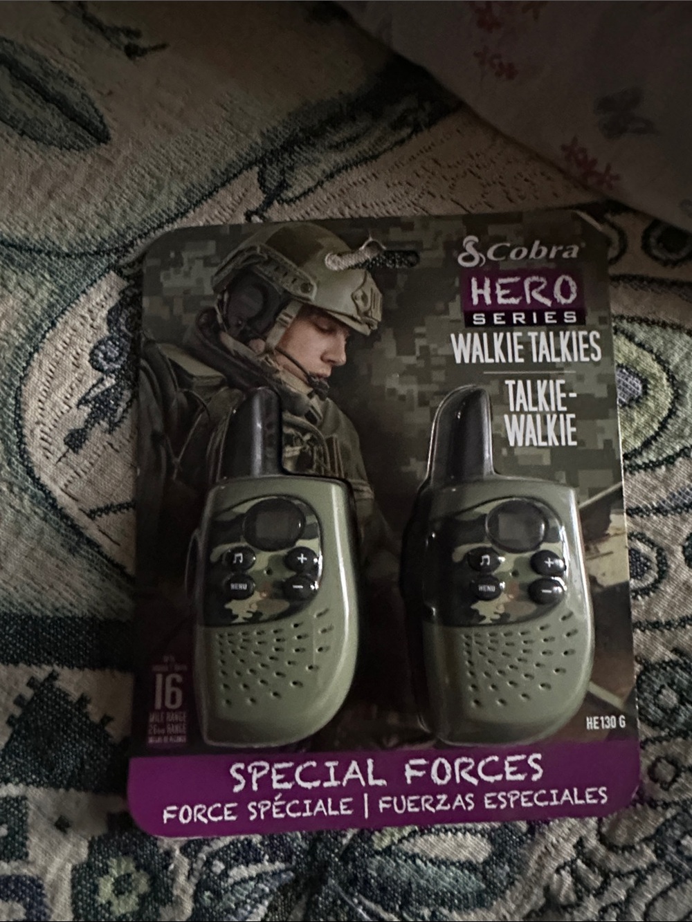 Hero Series Special Forces Olive Green Walkie Talkies - 2 Pack